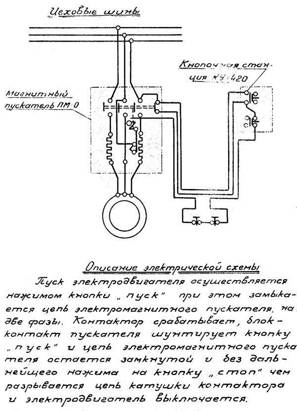 7417 Схема Електричнадолбежного верстата